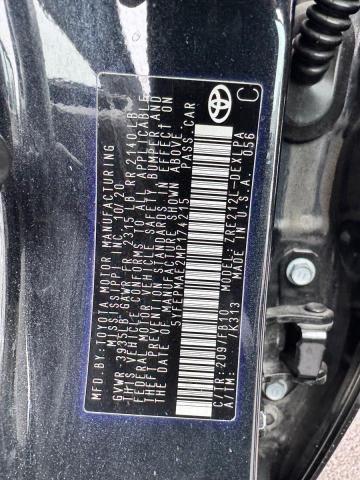 Photo 10 from auction – 2021 TOYOTA COROLLA LE with VIN 5YFEPMAE2MP174215