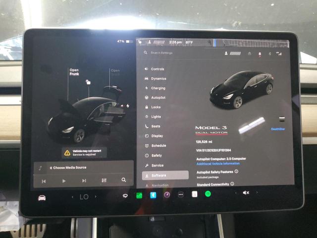 Photo 9 from auction – 2018 TESLA MODEL 3 with VIN 5YJ3E1EBXJF151364