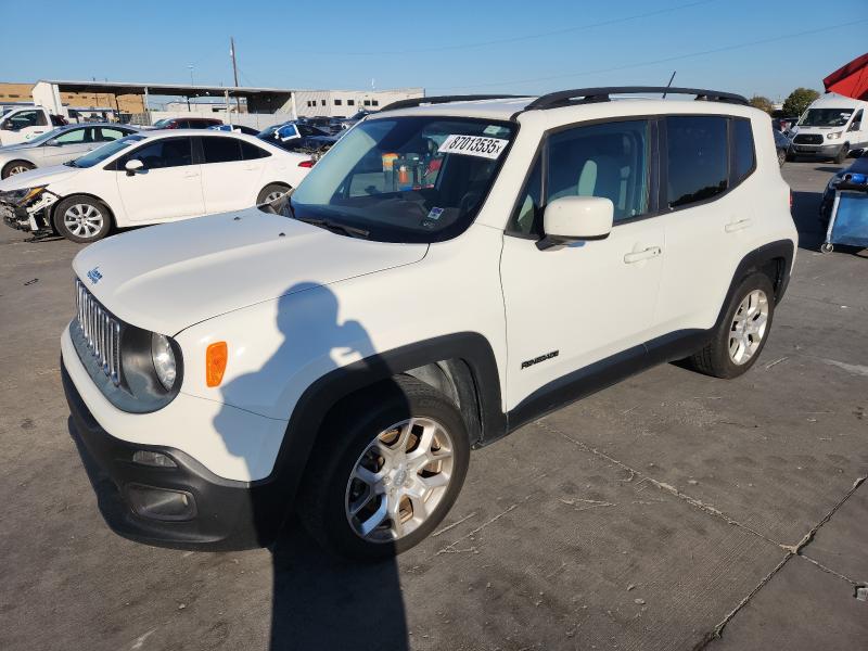 JEEP RENEGADE L 2017 with VIN ZACCJABB2HPG61274 - Photo from auction