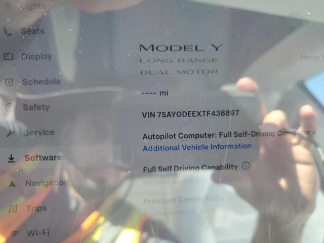 Photo 9 from auction – 2026 TESLA MODEL Y with VIN 7SAYGDEEXTF438897