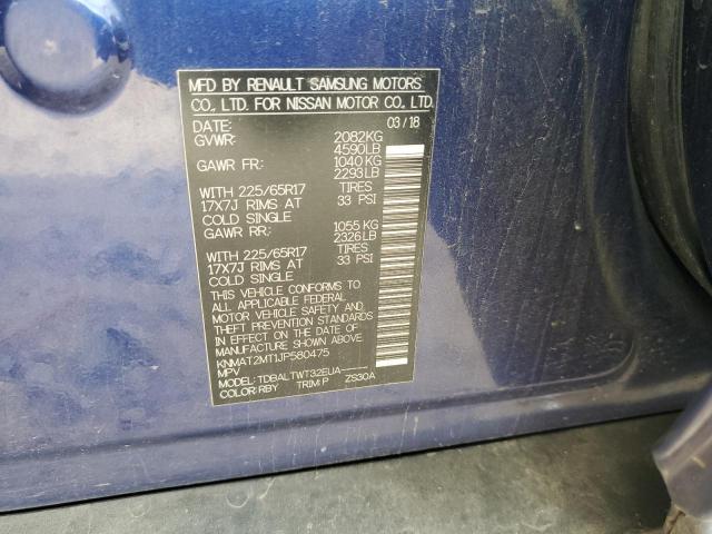 Photo 14 from auction – 2018 NISSAN ROGUE S with VIN KNMAT2MT1JP580475