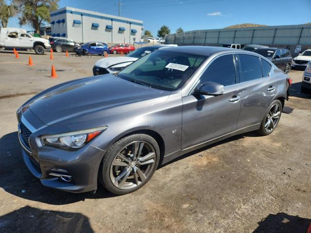 INFINITI Q50 BASE 2015 with VIN JN1BV7AR6FM418924 - Photo from auction