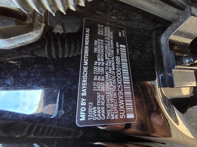 Photo 10 from auction – 2013 BMW X3 XDRIVE2 with VIN 5UXWX9C5XD0D01688