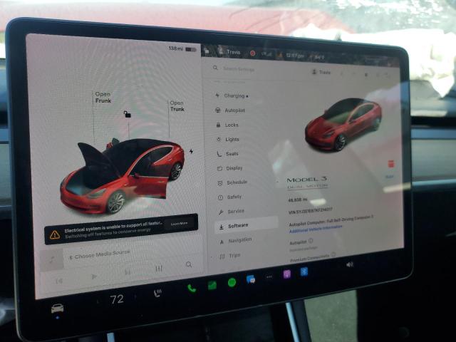 Photo 9 from auction – 2019 TESLA MODEL 3 with VIN 5YJ3E1EB7KF214017