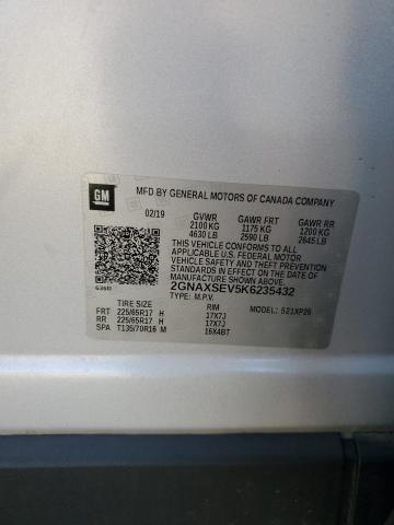 Photo 14 from auction – 2019 CHEVROLET EQUINOX LS with VIN 2GNAXSEV5K6235432