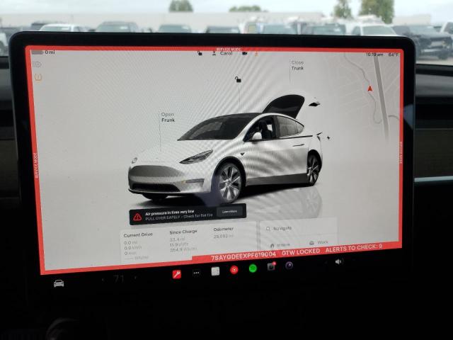 Photo 9 from auction – 2023 TESLA MODEL Y with VIN 7SAYGDEEXPF619004