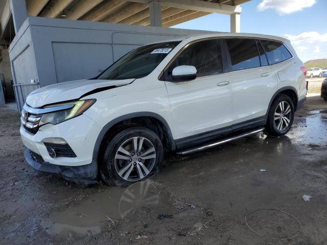 HONDA PILOT EX 2016 with VIN 5FNYF5H3XGB034696 - Photo from auction