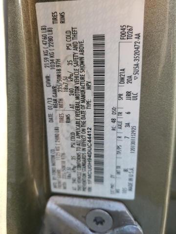 Photo 14 from auction – 2013 FORD ESCAPE SEL with VIN 1FMCU0H94DUC44412