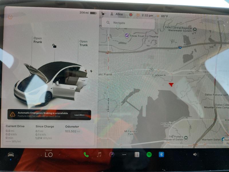 Photo 9 from auction – 2022 TESLA MODEL Y with VIN 7SAYGAEEXNF337604