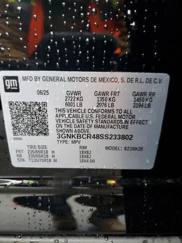 Photo 14 from auction – 2025 CHEVROLET BLAZER 2LT with VIN 3GNKBCR48SS233802