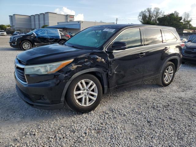 TOYOTA HIGHLANDER 2015 with VIN 5TDZKRFH9FS046662 - Photo from auction