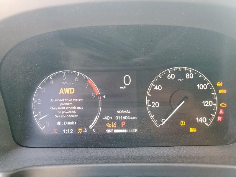 Photo 9 from auction – 2025 HONDA RIDGELINE with VIN 5FPYK3F52SB008436