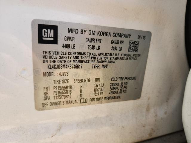 Photo 14 from auction – 2019 BUICK ENCORE ESS with VIN KL4CJGSM4KB746617