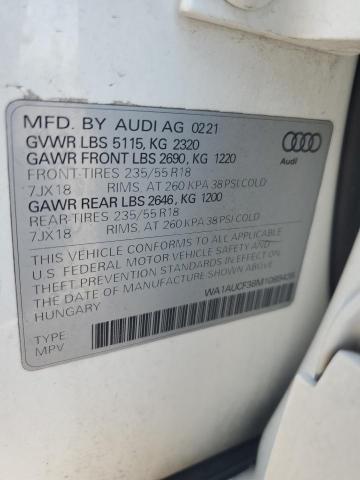 Photo 14 from auction – 2021 AUDI Q3 PREMIUM with VIN WA1AUCF38M1089435