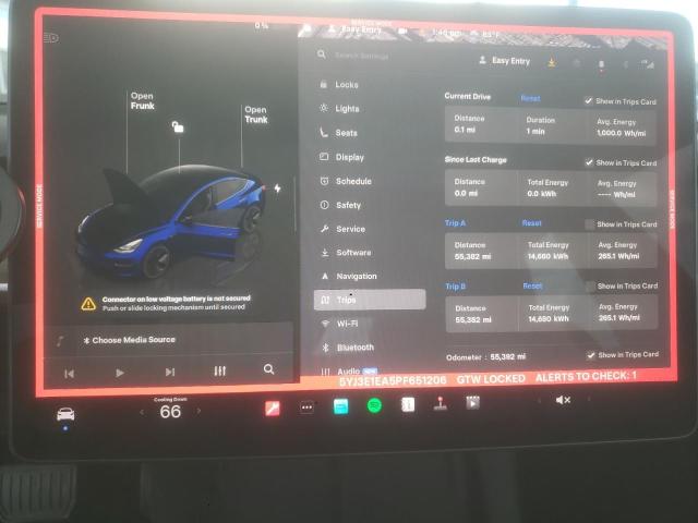 Photo 9 from auction – 2023 TESLA MODEL 3 with VIN 5YJ3E1EA5PF651206