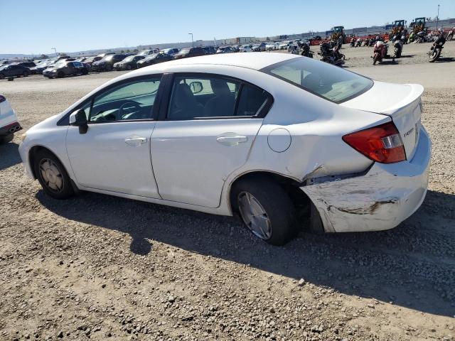 Photo 2 from auction – 2012 HONDA CIVIC HF with VIN 2HGFB2F68CH548843