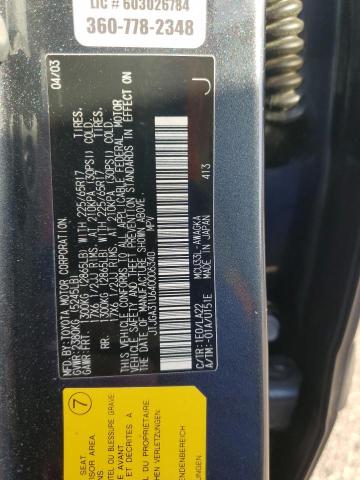 Photo 14 from auction – 2004 LEXUS RX 330 with VIN JTJGA31U640006340