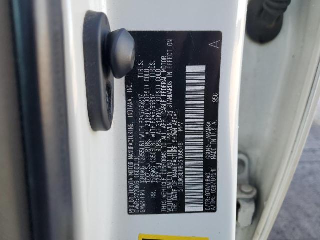 Photo 14 from auction – 2012 TOYOTA HIGHLANDER with VIN 5TDBK3EH8CS109519