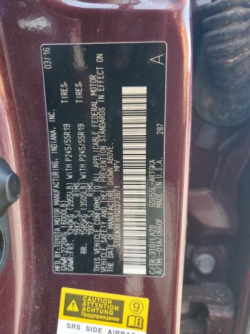 Photo 14 from auction – 2016 TOYOTA HIGHLANDER with VIN 5TDDKRFH1GS273971