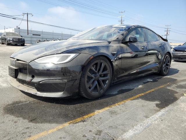 TESLA MODEL S 2022 with VIN 5YJSA1E55NF482831 - Photo from auction