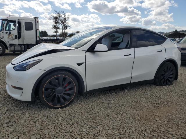 TESLA MODEL Y 2022 with VIN 7SAYGDEFXNF484645 - Photo from auction