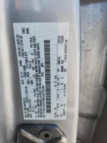 Photo 14 from auction – 2013 FORD ESCAPE SEL with VIN 1FMCU0HX8DUA75249