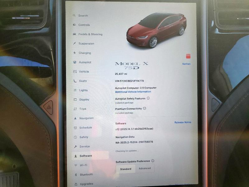 Photo 9 from auction – 2018 TESLA MODEL X with VIN 5YJXCBE21JF114779