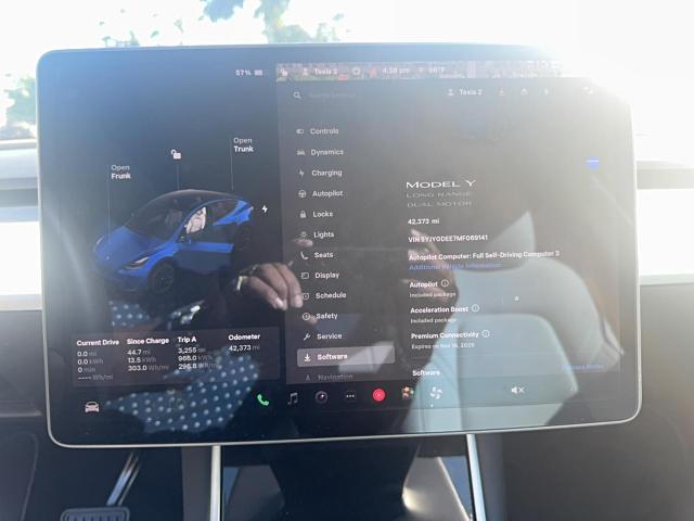 Photo 8 from auction – 2021 TESLA MODEL Y with VIN 5YJYGDEE7MF069141