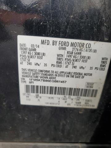 Photo 14 from auction – 2014 FORD EXPLORER with VIN 1FM5K7B86EGB61457