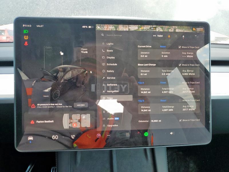 Photo 9 from auction – 2023 TESLA MODEL Y with VIN 7SAYGDEE6PA163791