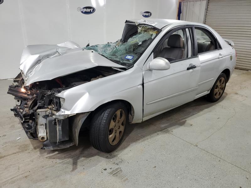 KIA SPECTRA EX 2007 with VIN KNAFE121775414684 - Photo from auction