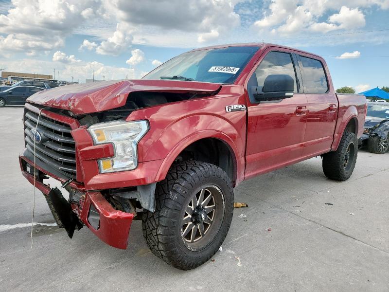 FORD F150 SUPER 2016 with VIN 1FTEW1EF1GKD16402 - Photo from auction