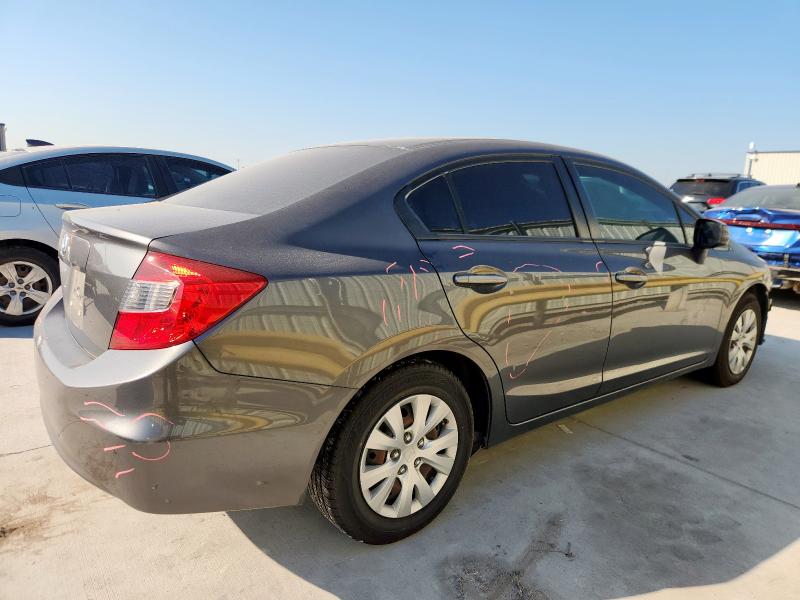 Photo 3 from auction – 2012 HONDA CIVIC LX with VIN 2HGFB2F54CH606602