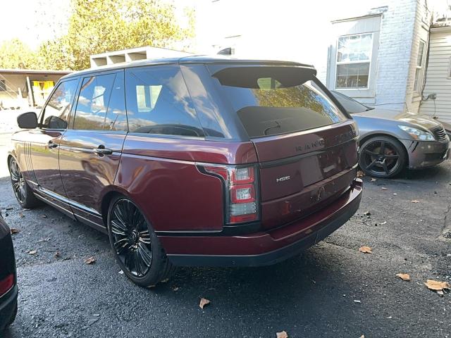 Photo 3 from auction – 2017 LAND ROVER RANGE ROVE with VIN SALGS2FV1HA358505
