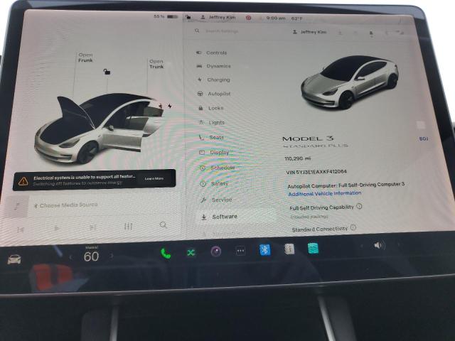 Photo 9 from auction – 2019 TESLA MODEL 3 with VIN 5YJ3E1EAXKF412064