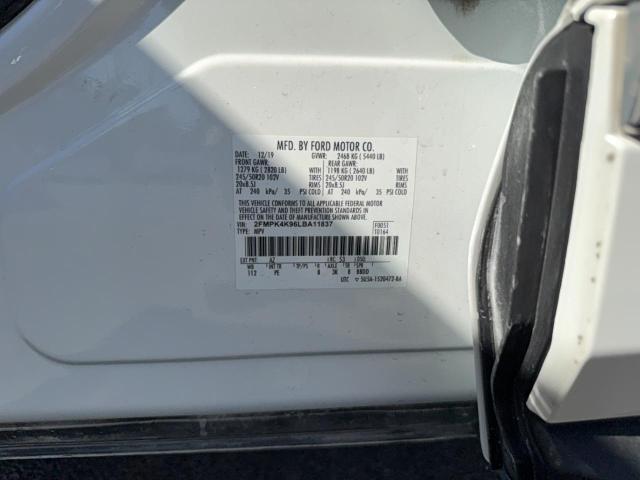 Photo 10 from auction – 2020 FORD EDGE TITAN with VIN 2FMPK4K96LBA11837