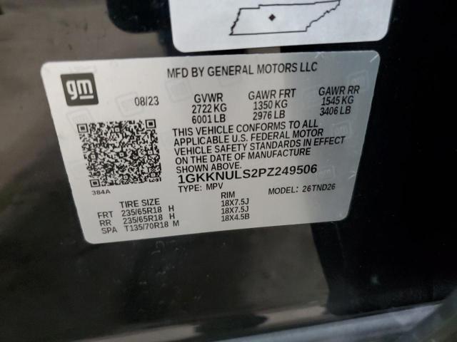 Photo 14 from auction – 2023 GMC ACADIA SLT with VIN 1GKKNULS2PZ249506