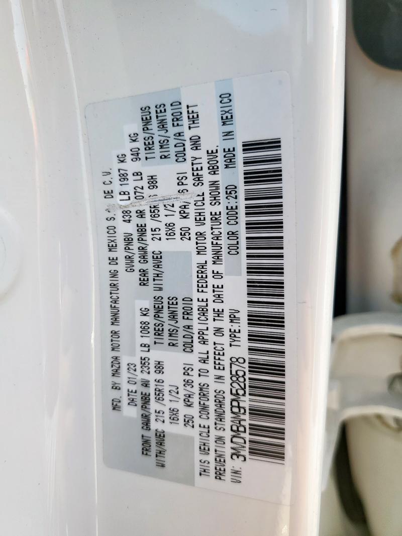 Photo 14 from auction – 2023 MAZDA CX-30 with VIN 3MVDMBAM9PM528578