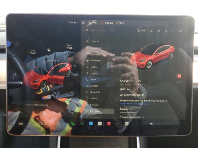 Photo 9 from auction – 2020 TESLA MODEL 3 with VIN 5YJ3E1EA8LF642350