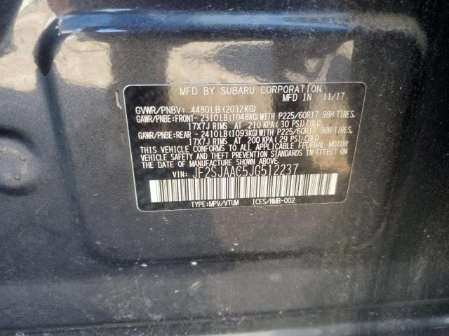 Photo 14 from auction – 2018 SUBARU FORESTER 2 with VIN JF2SJAAC5JG512237