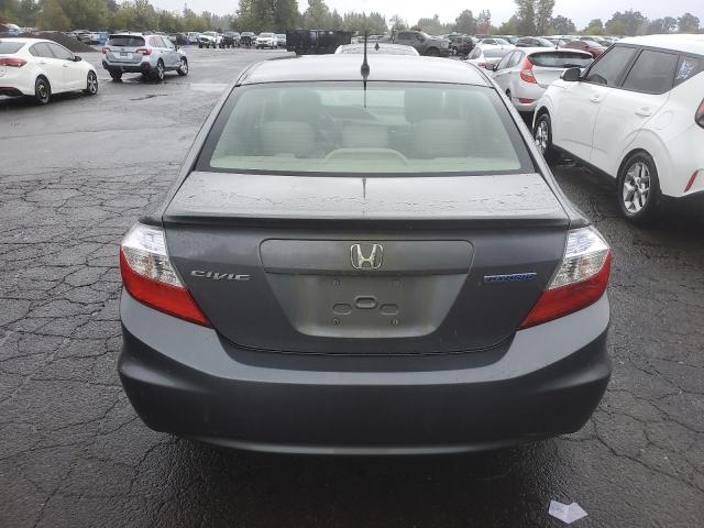 Photo 6 from auction – 2012 HONDA CIVIC HYBR with VIN JHMFB4F31CS006300