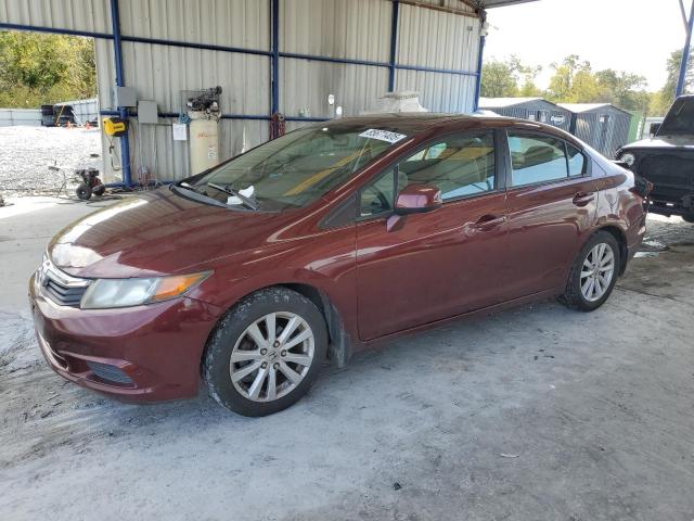 HONDA CIVIC EX 2012 with VIN 2HGFB2F81CH569891 - Photo from auction