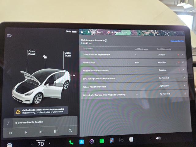 Photo 9 from auction – 2021 TESLA MODEL Y with VIN 5YJYGDEE8MF211058