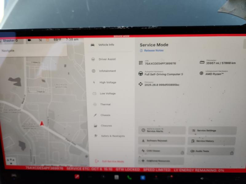 Photo 9 from auction – 2023 TESLA MODEL X with VIN 7SAXCDE54PF369976