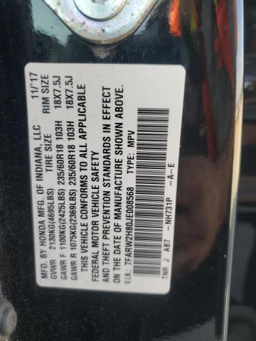 Photo 14 from auction – 2018 HONDA CR-V EXL with VIN 7FARW2H80JE008568