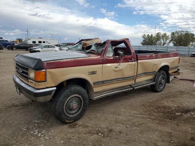 FORD F250 1991 with VIN 2FTHF26G2MCA08830 - Photo from auction