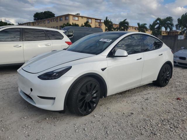 TESLA MODEL Y 2022 with VIN 7SAYGDEF0NF455820 - Photo from auction