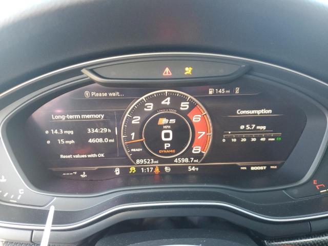 Photo 9 from auction – 2018 AUDI S5 PRESTIG with VIN WAUC4CF57JA084638