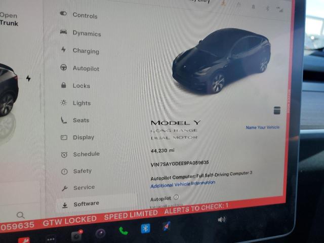 Photo 9 from auction – 2023 TESLA MODEL Y with VIN 7SAYGDEE9PA059635