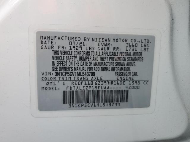 Photo 14 from auction – 2021 NISSAN KICKS SV with VIN 3N1CP5CV1ML543799